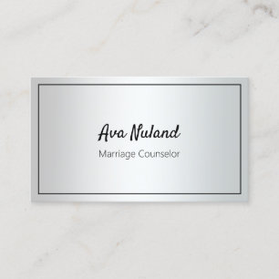 Marriage Counsellor Business Card