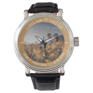 Marriage Couple Wedding Anniversary Photo Template Watch