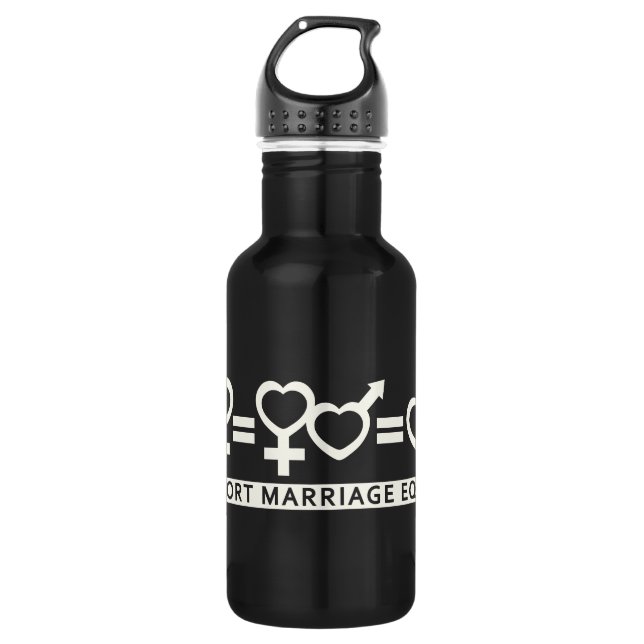 Marriage Equality / One Love 532 Ml Water Bottle (Front)