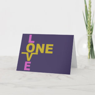 Marriage Equality / One Love custom greeting cards