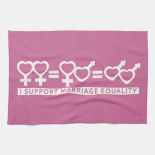 Marriage Equality / One Love custom hand towel