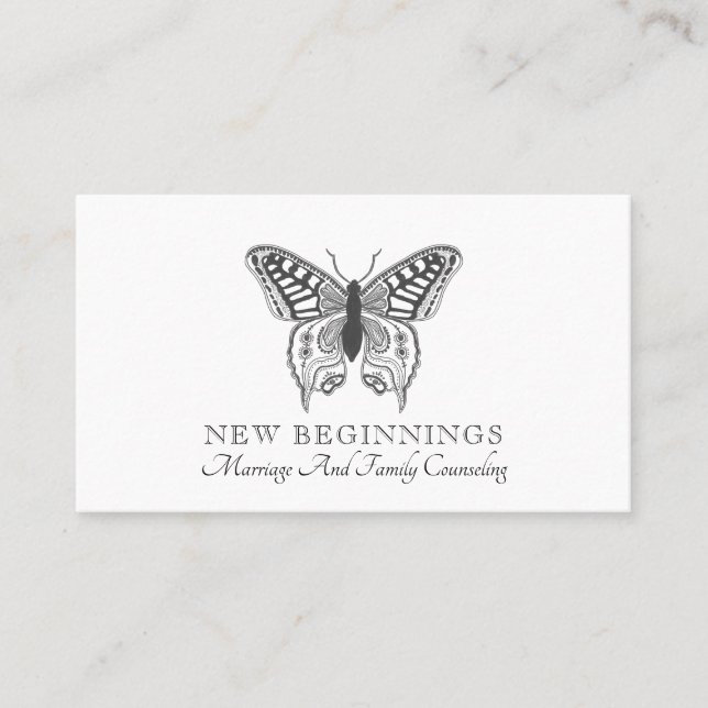 Marriage Family Counsellor  Business Card (Front)