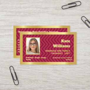 Marriage & Family Therapist Business Card