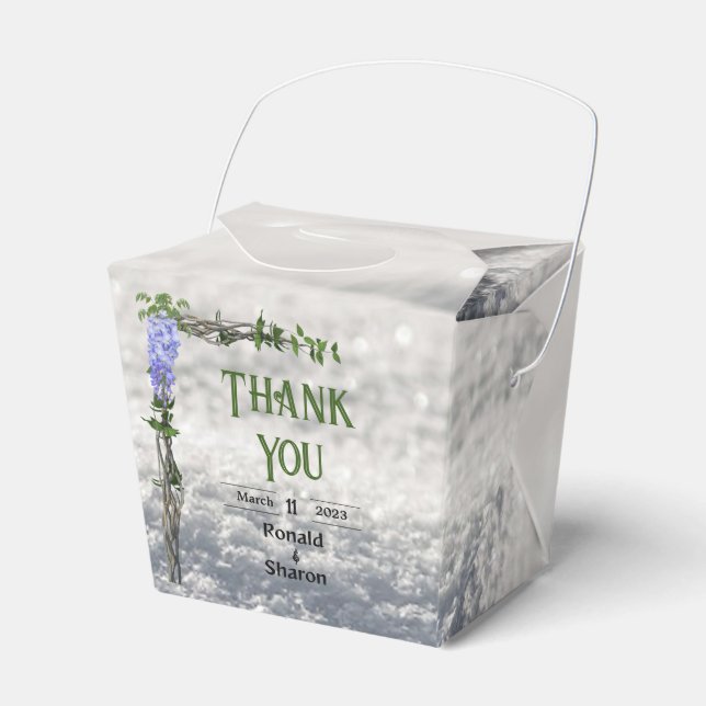 Marriage   favour box (Front Side)