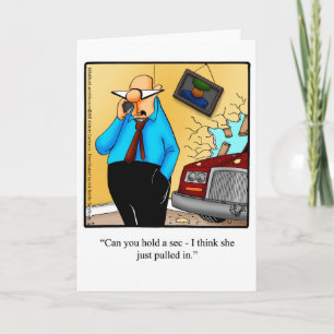 Marriage Humour Blank Greeting Card "Spectickles"