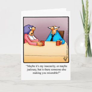 Marriage Humour Blank Greeting Card "Spectickles"