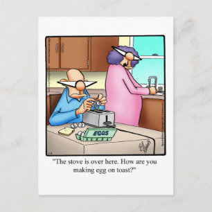Marriage Humour Postcard "Spectickles"