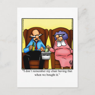 Marriage Humour Postcard " Spectickles"