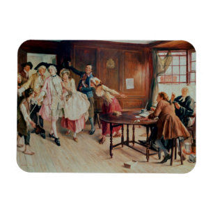 Marriage in Fleet Street, 1898 (oil on canvas) Magnet