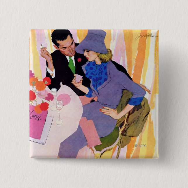 Marriage Is Not For Me 15 Cm Square Badge (Front)