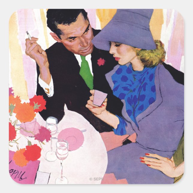 Marriage Is Not For Me Square Sticker (Front)