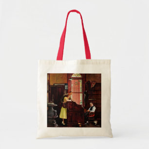 Marriage License by Norman Rockwell Tote Bag