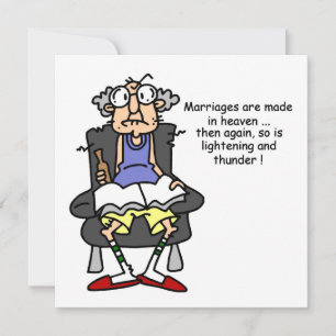 Marriage, Lightning, Thunder Humour