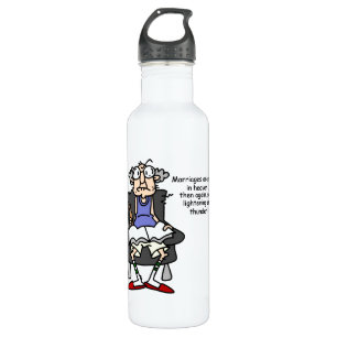 Marriage, Lightning, Thunder Humour 710 Ml Water Bottle