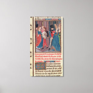 Marriage of Baldwin VI and Marie Canvas Print
