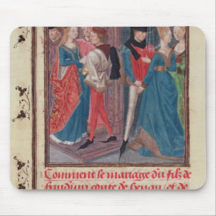 Marriage of Baldwin VI and Marie Mouse Mat