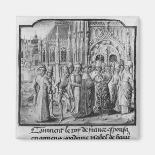 Marriage of Charles VI  King of France Magnet