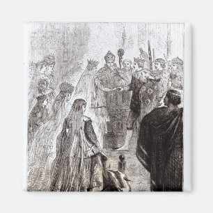 Marriage of Edward II  and Isabella of France Magnet