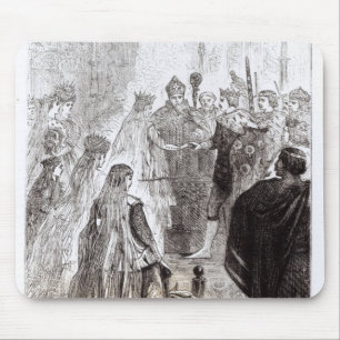 Marriage of Edward II and Isabella of France Mouse Mat