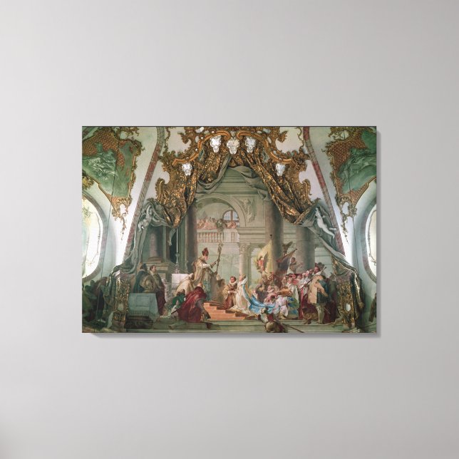 Marriage of Frederick I  Barbarossa Canvas Print (Front)