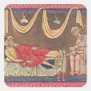 Marriage of Hosea and the Prostitute Square Sticker