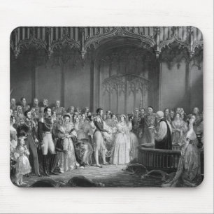 Marriage of Queen Victoria  and Prince Albert Mouse Mat