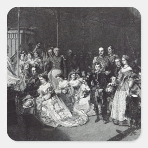 Marriage of the Princess Royal Square Sticker