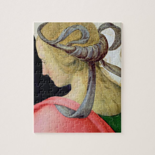 Marriage of the Virgin, detail showing one of the Jigsaw Puzzle (Vertical)