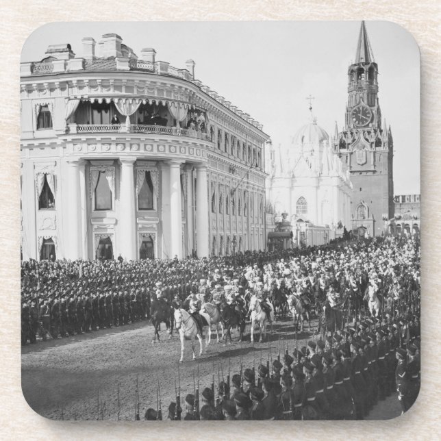 Marriage of Tsar Nicholas (1868-1918) to Alexandra Coaster (Front)