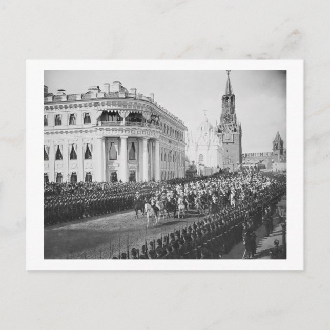 Marriage of Tsar Nicholas (1868-1918) to Alexandra Postcard (Front)