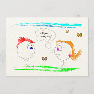 Marriage proposal by Lili - MARRY ME Invitation