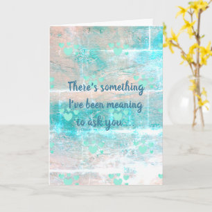 marriage proposal card by dalDesignNZ