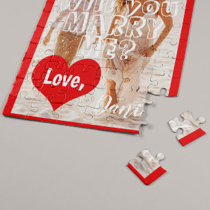 Marriage proposal will you marry me your photo jigsaw puzzle