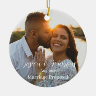 Marriage Proposal Year Event  Ceramic Tree Decoration