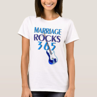 Marriage Rocks 365 Fitted T-Shirt