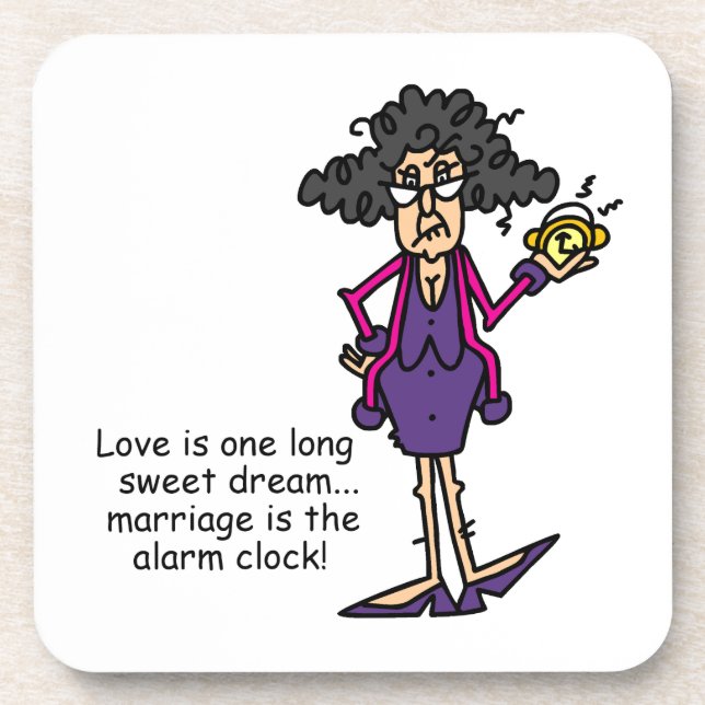 Marriage Rude Awakening Coaster (Front)