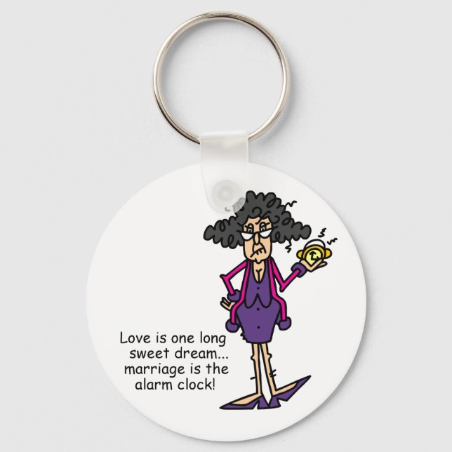 Marriage Rude Awakening Key Ring (Front)