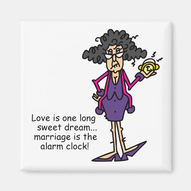 Marriage Rude Awakening Magnet (Front)
