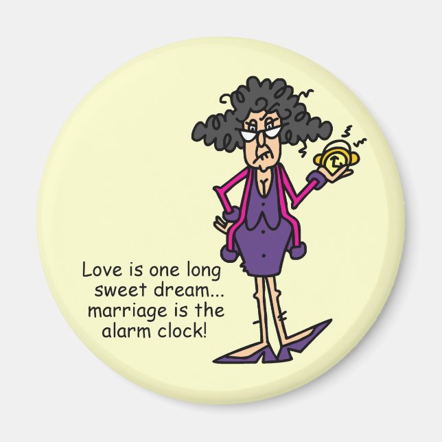 Marriage Rude Awakening Magnet (Front)