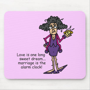 Marriage Rude Awakening Mouse Mat