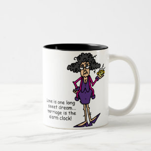 Marriage Rude Awakening Two-Tone Coffee Mug