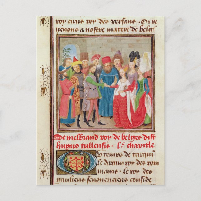 Marriage Scene Postcard (Front)