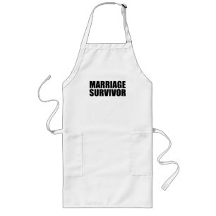 Marriage survivor long apron