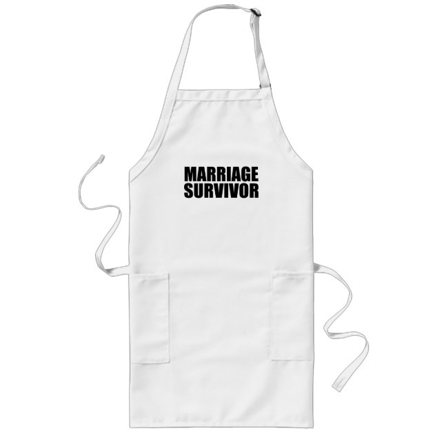 Marriage survivor  long apron (Front)