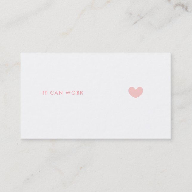 Marriage Therapist Slogans Business Card (Front)