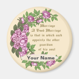 Marriage Verse wedding  magnet
