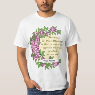 Marriage Verse wedding t-shirt
