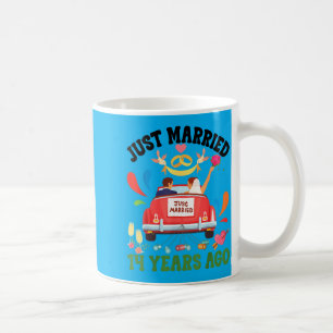 Married 14 Years Ago Funny 14th Anniversary Couple Coffee Mug
