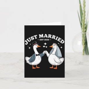 Married 2026 Wedding Couples Future Husbande Silly Card