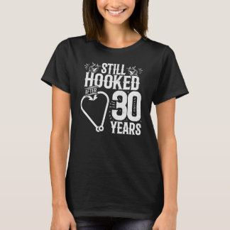 Married 30 Years - Fishing Couple - 30th Wedding A T-Shirt